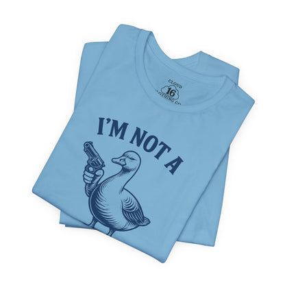 Funny Duck Graphic Tee - Humorous Animal T-Shirt for Duck Lovers