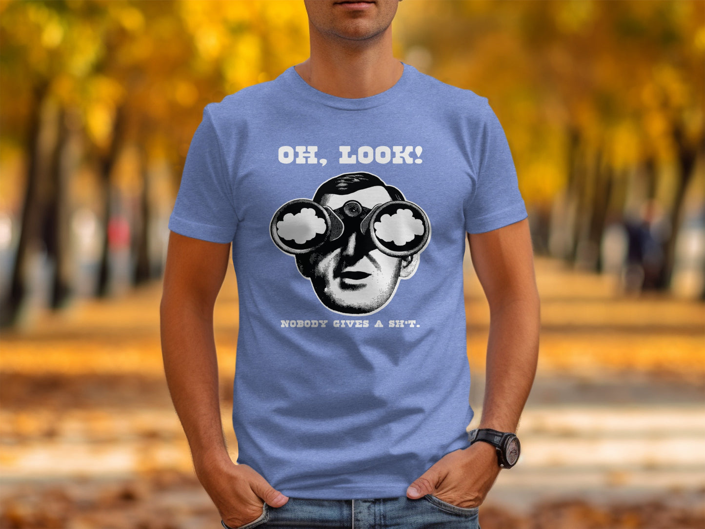 OH LOOK Nobody Gives a Sht Graphic Tee Unisex Shirt