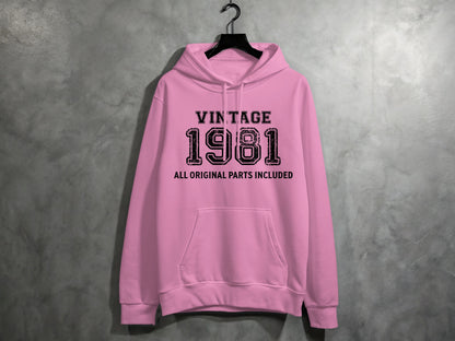 Vintage 1981 All Original Parts Included Hoodie