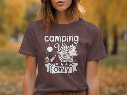 Camping Vibes Only Night Under the Stars T-Shirt T-Shirt - Outdoor & Adventure Collection - Mile Marker 16 Gear by Cloud 16 Clothing Co.