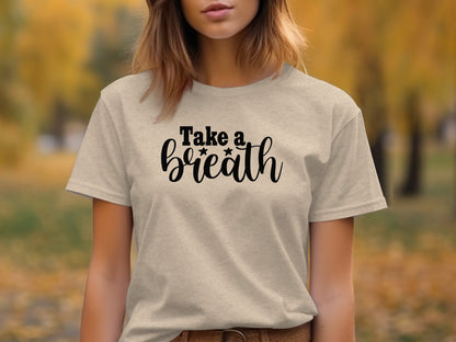 Take a Breath Graphic Two Stars Design Inspiration T-Shirt T-Shirt - Outdoor & Adventure Collection - Mile Marker 16 Gear by Cloud 16 Clothing Co.
