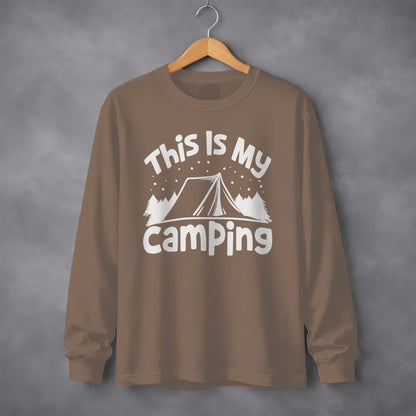 This Is My Camping Graphic Long Sleeve Shirt Product