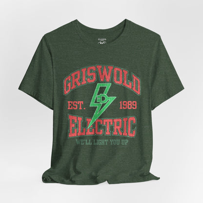 Griswold Electric Christmas Lights T-Shirt - Retro Holiday Graphic Tee