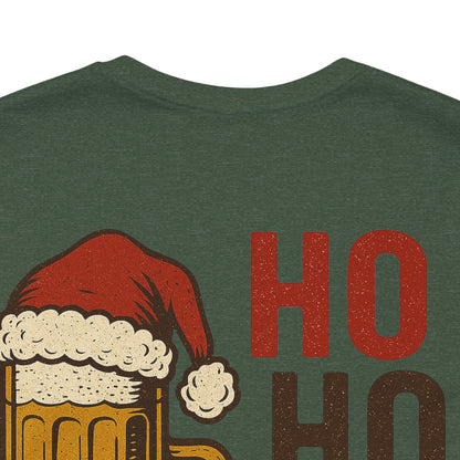 Scrappy Malone's Bar Christmas Tee — "Ho Ho My Beer" Beer Lover T-Shirt
