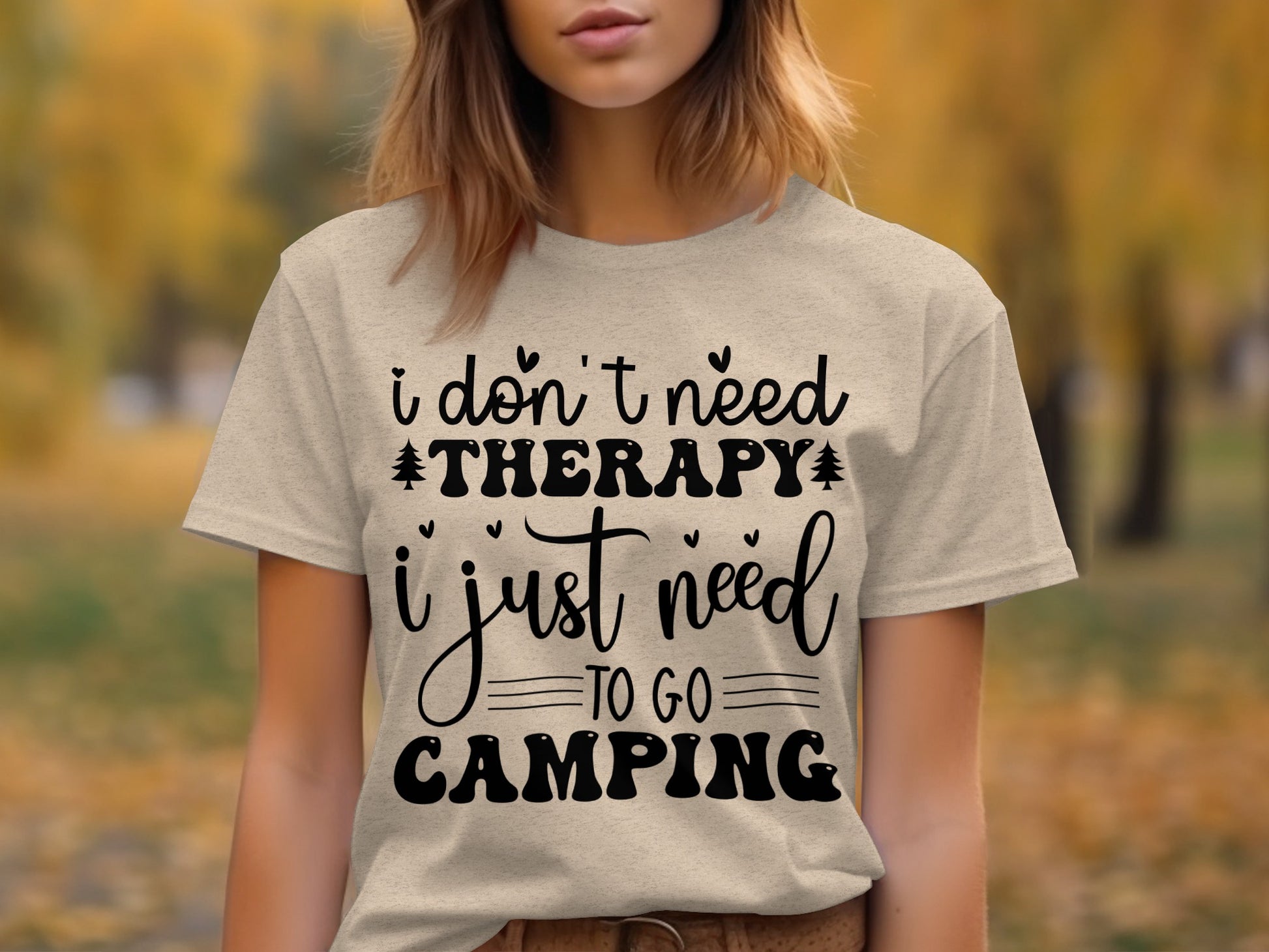 I Don't Need Therapy Just Camping Adventure T-Shirt T-Shirt - Outdoor & Adventure Collection - Mile Marker 16 Gear by Cloud 16 Clothing Co.