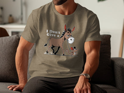 I Don't Give a Funny Donkey and Mouse T-shirt