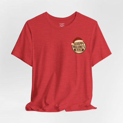 Scrappy Malone's Bar 'Hoppy Holidays' Christmas Tee
