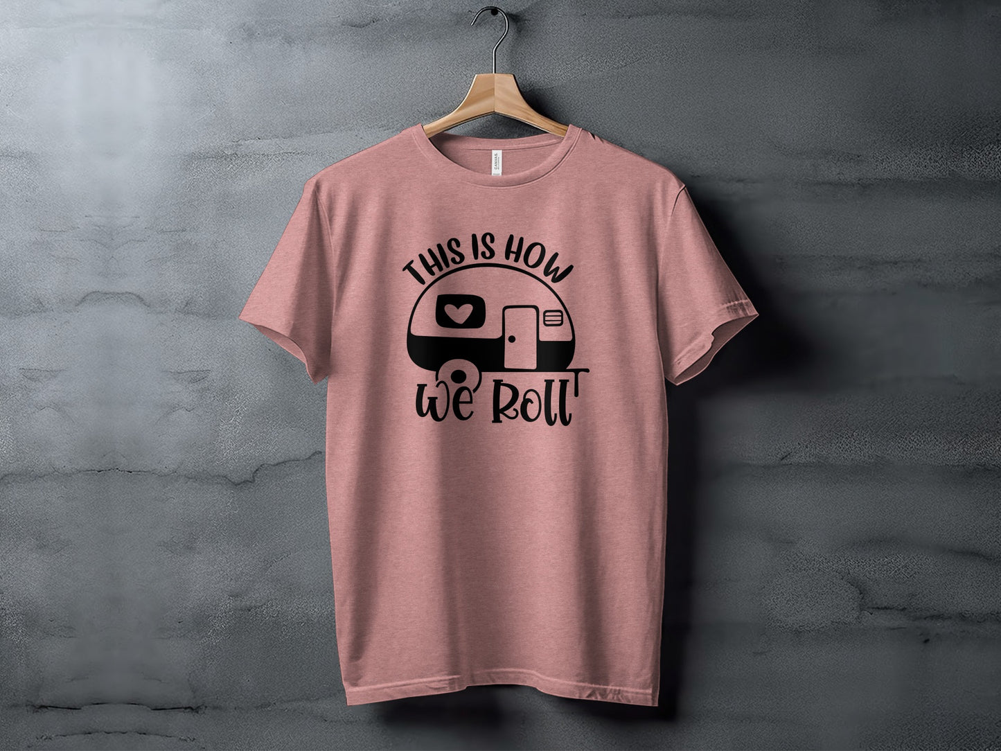 This is How We Roll Camper Graphic For Adventurers T-Shirt T-Shirt - Outdoor & Adventure Collection - Mile Marker 16 Gear by Cloud 16 Clothing Co.