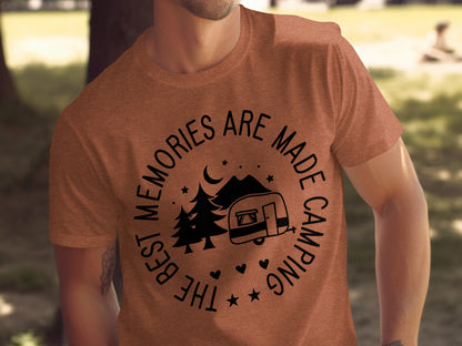 The Best Memories are Made Camping T-Shirt T-Shirt - Outdoor & Adventure Collection - Mile Marker 16 Gear by Cloud 16 Clothing Co.