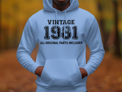 Vintage 1981 All Original Parts Included Hoodie