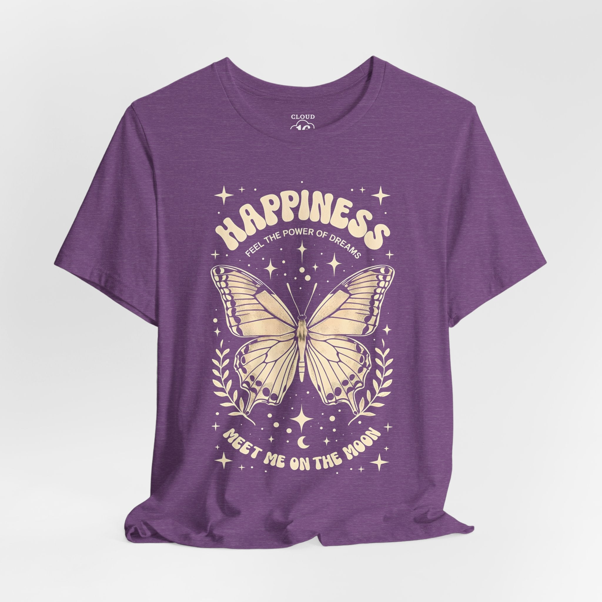 Happiness Butterfly Tee - Womens Inspirational T-Shirt | Positive Vibes Apparel