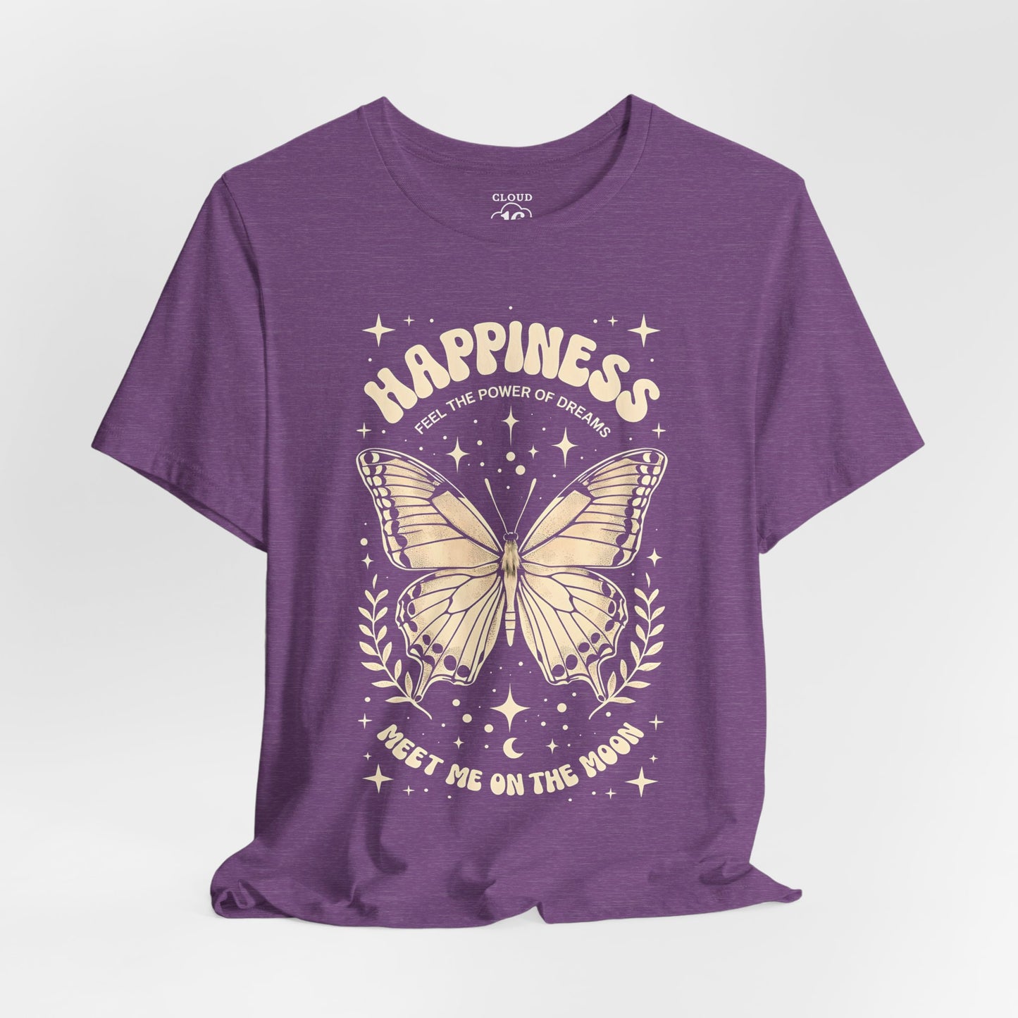 Happiness Butterfly Tee - Womens Inspirational T-Shirt | Positive Vibes Apparel