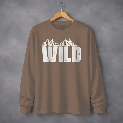 Wild Graphic Long Sleeve Tee perfect for Outdoor Adventures