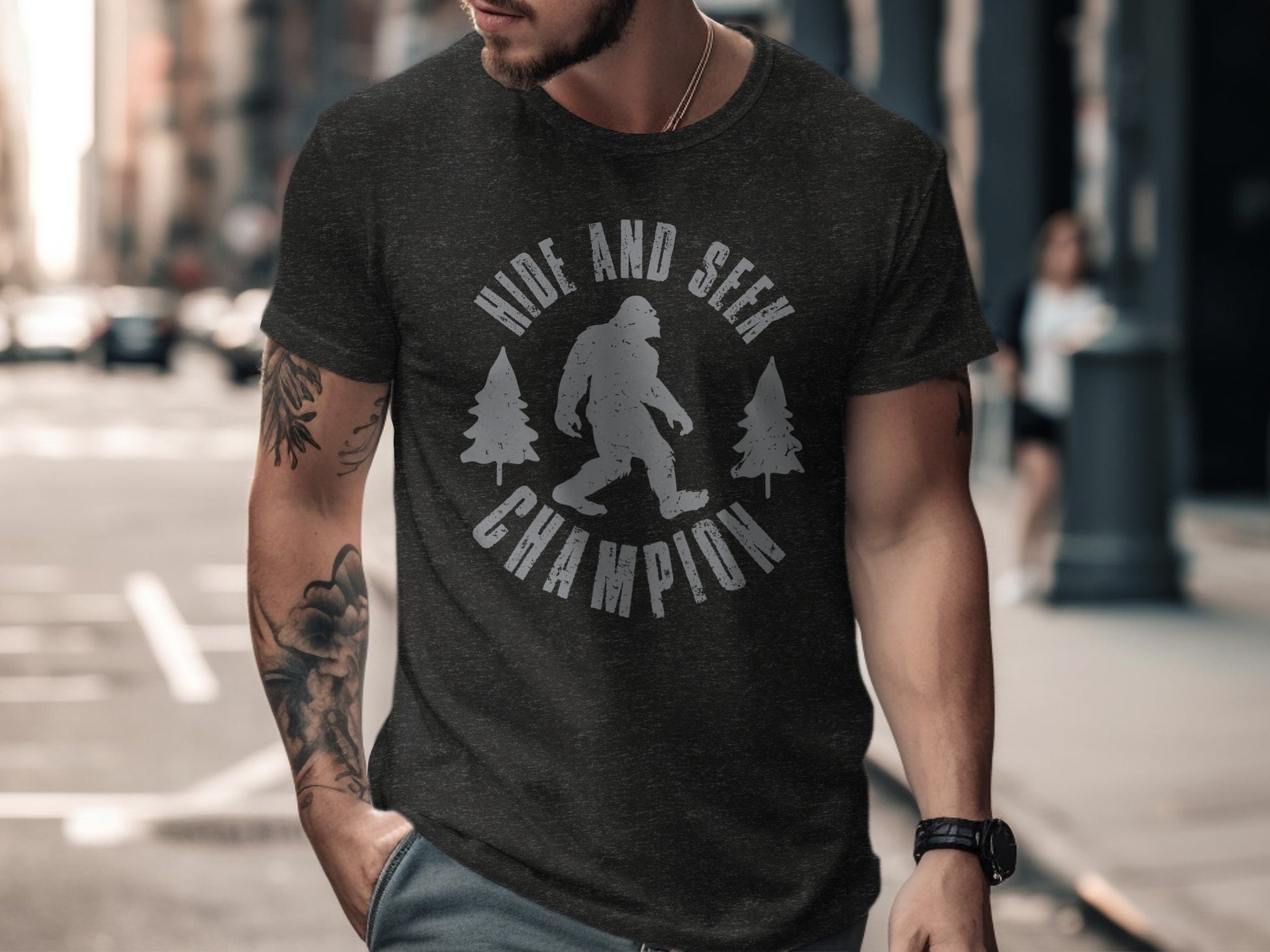 Hide and Seek Champion Bigfoot Graphic T-Shirt
