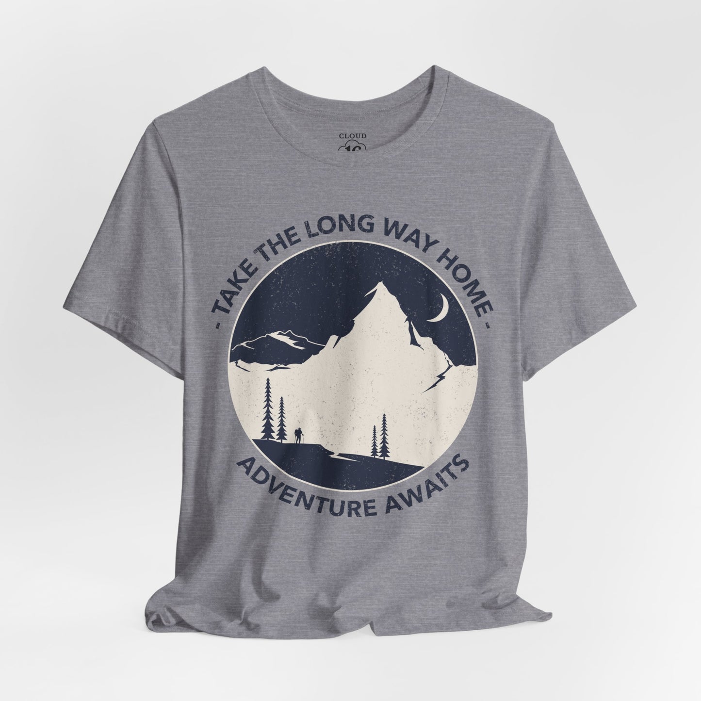 Adventure Awaits Graphic Tee - Unisex Outdoor Travel Shirt