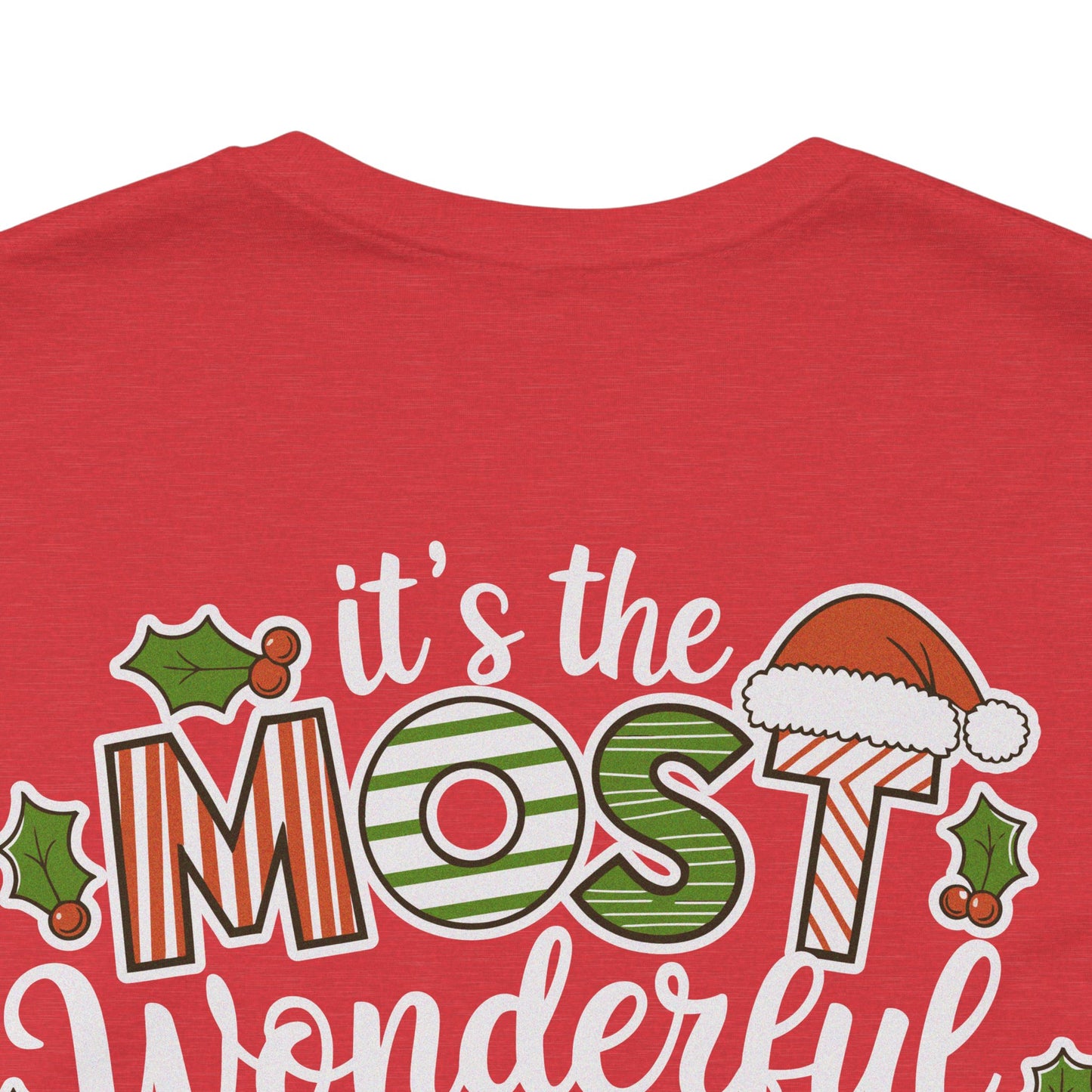 Scrappy Malone's Bar Christmas Tee — "It's the Most Wonderful Time for a Beer"