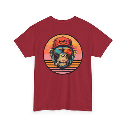 Retro Monkey Graphic T-Shirt - Unisex Heavy Cotton Tee