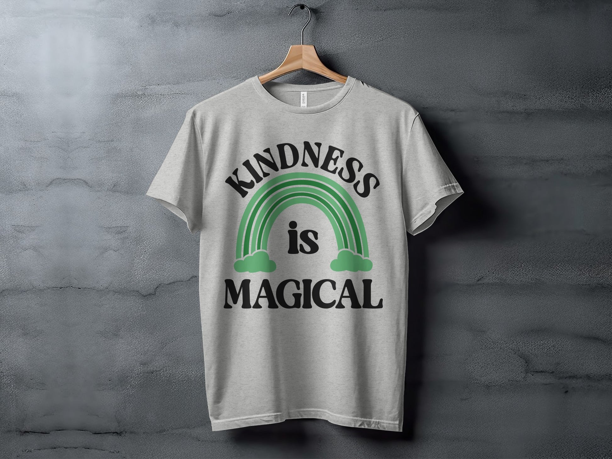 Kindness is Magical Rainbow Graphic T-Shirt