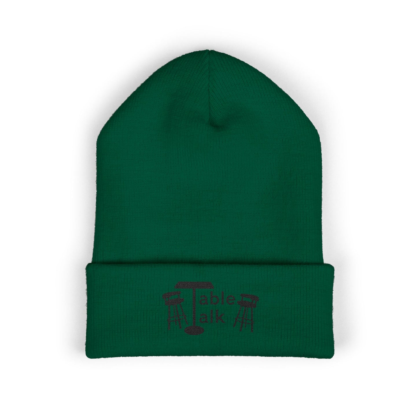 Table Talk Logo Embroidered Cuffed Beanie