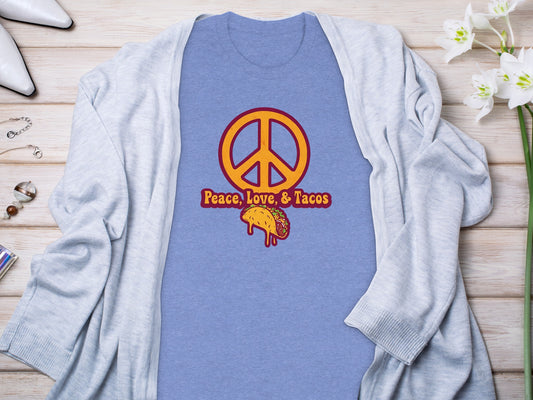 Peace Love & Tacos Graphic Tee