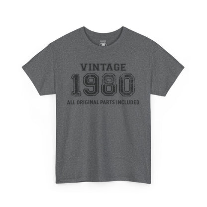 Vintage 1980 Retro T-Shirt - Premium Unisex Cotton Tee