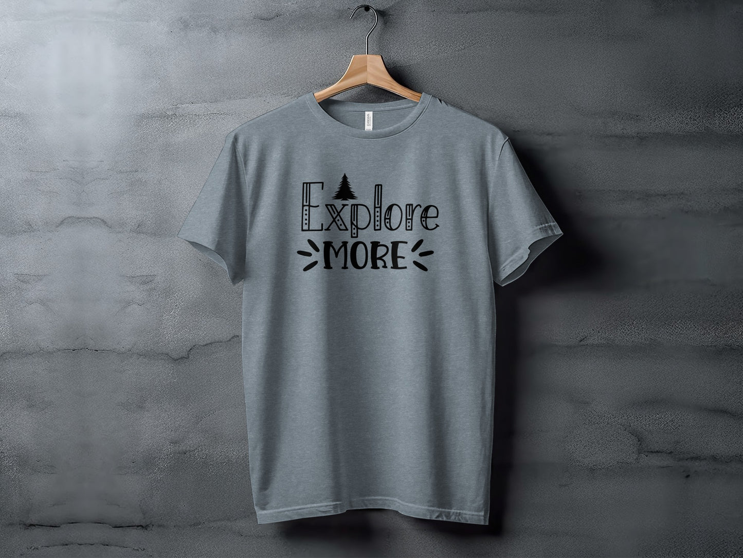 Explore More Pine Tree Design Adventure Inspiration T-Shirt T-Shirt - Outdoor & Adventure Collection - Mile Marker 16 Gear by Cloud 16 Clothing Co.