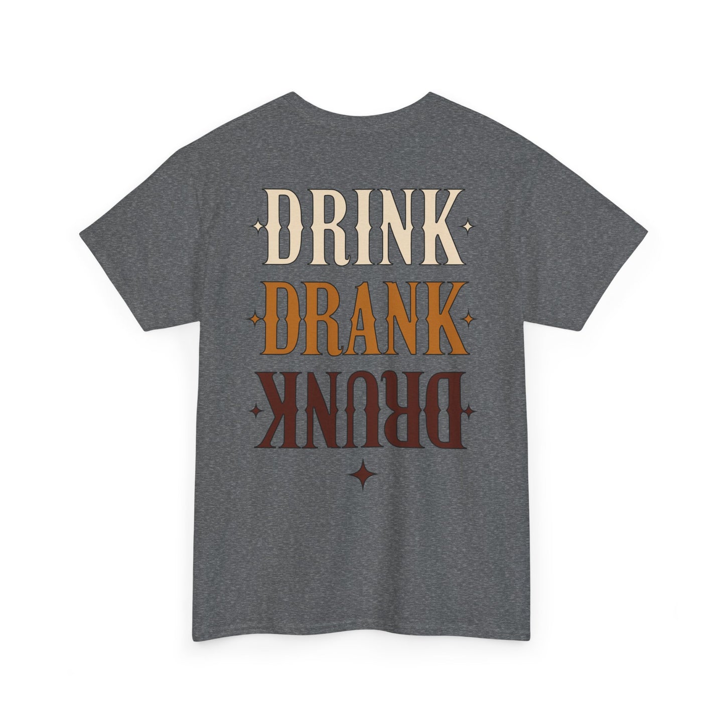 Scrappy Malone's Relaxed Fit 'Drink Drank Drunk' Funny T-Shirt - Unisex Cotton Tee
