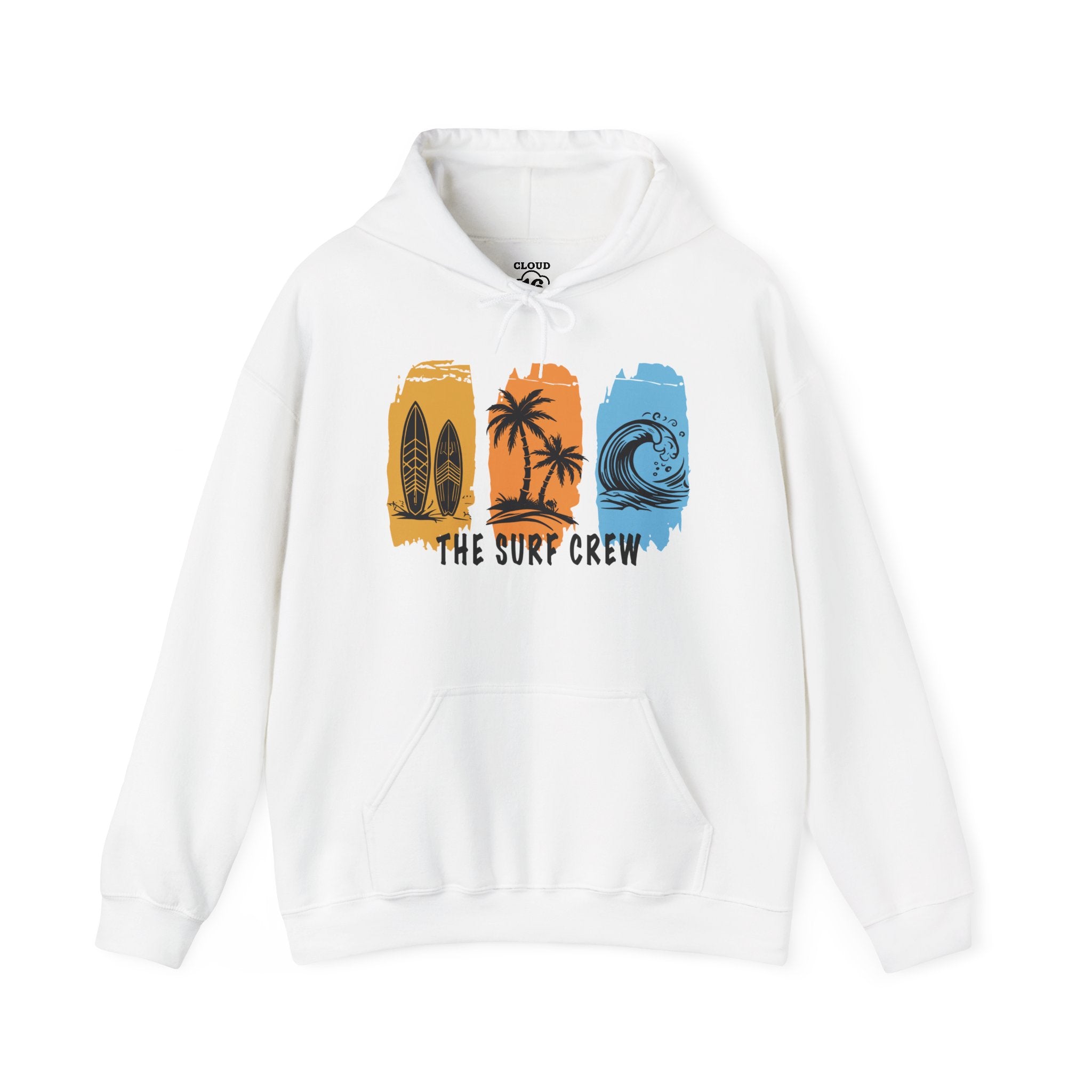 Surf Crew Hoodie - Premium Beach Lifestyle Sweatshirt for Surfers