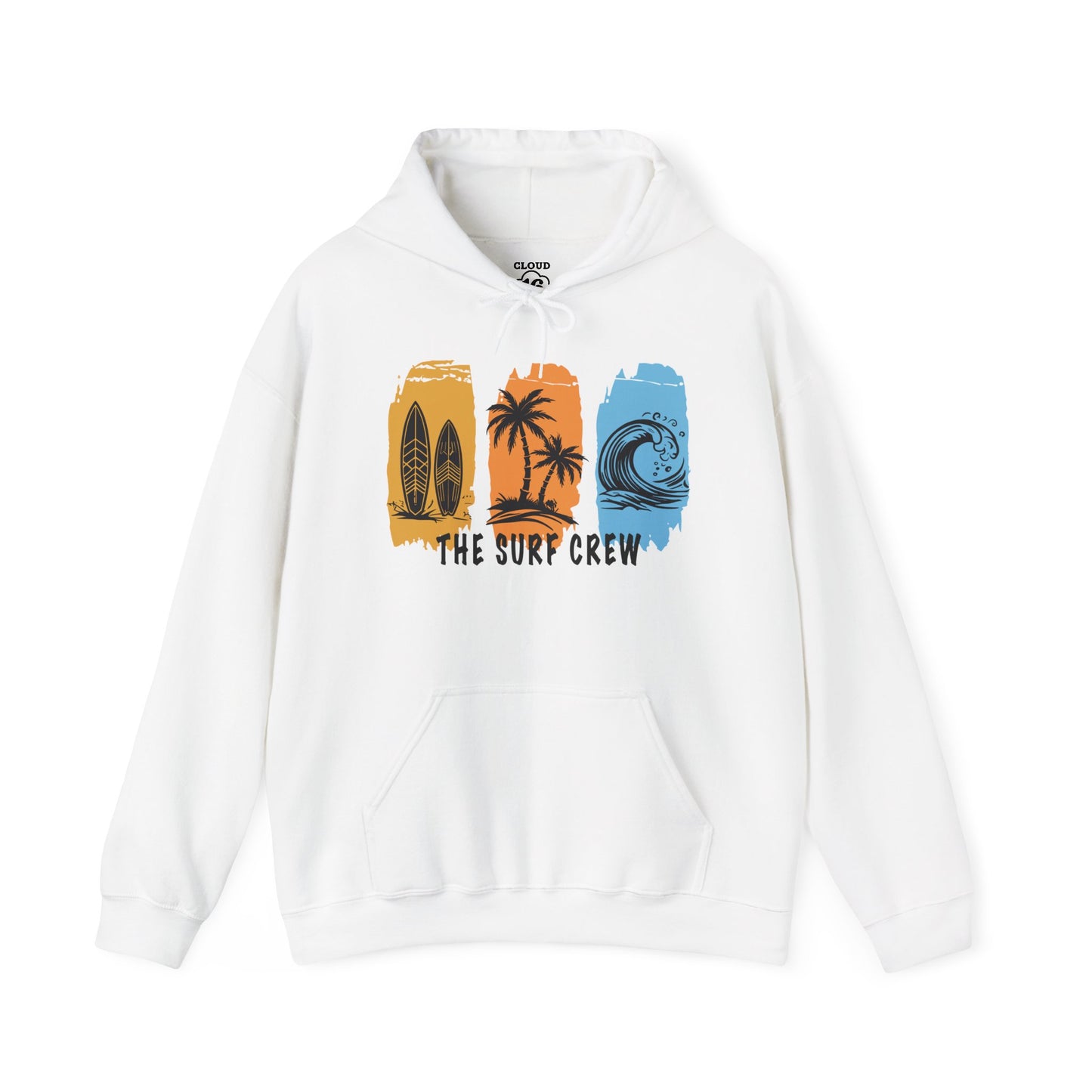 Surf Crew Hoodie - Premium Beach Lifestyle Sweatshirt for Surfers
