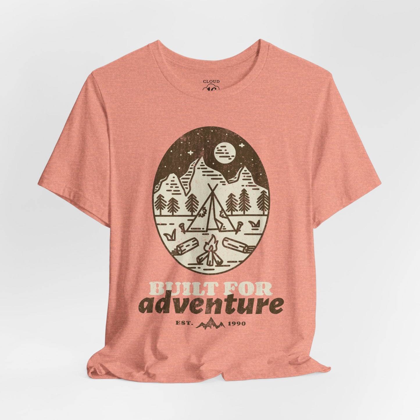 Built For Adventure Unisex Tee - Outdoor Hiking Camping Shirt