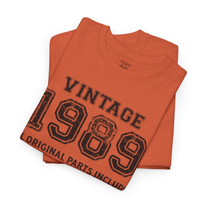 Vintage 1989 Retro T-Shirt - Premium Unisex Cotton Tee