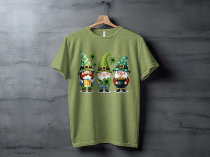 St. Patrick's Day Gnomes Graphic T-Shirt Apparel