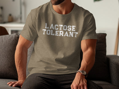 Funny Lactose Tolerant Graphic Tee Shirt