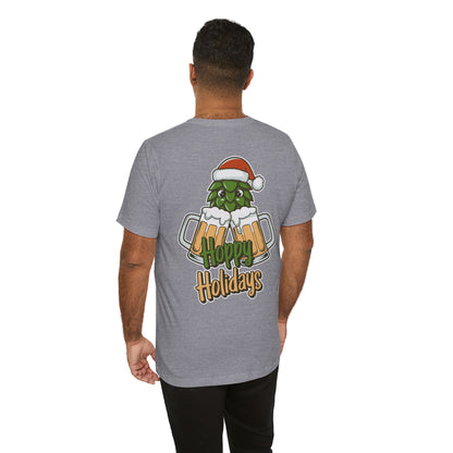 Scrappy Malone's Bar 'Hoppy Holidays' Christmas Tee