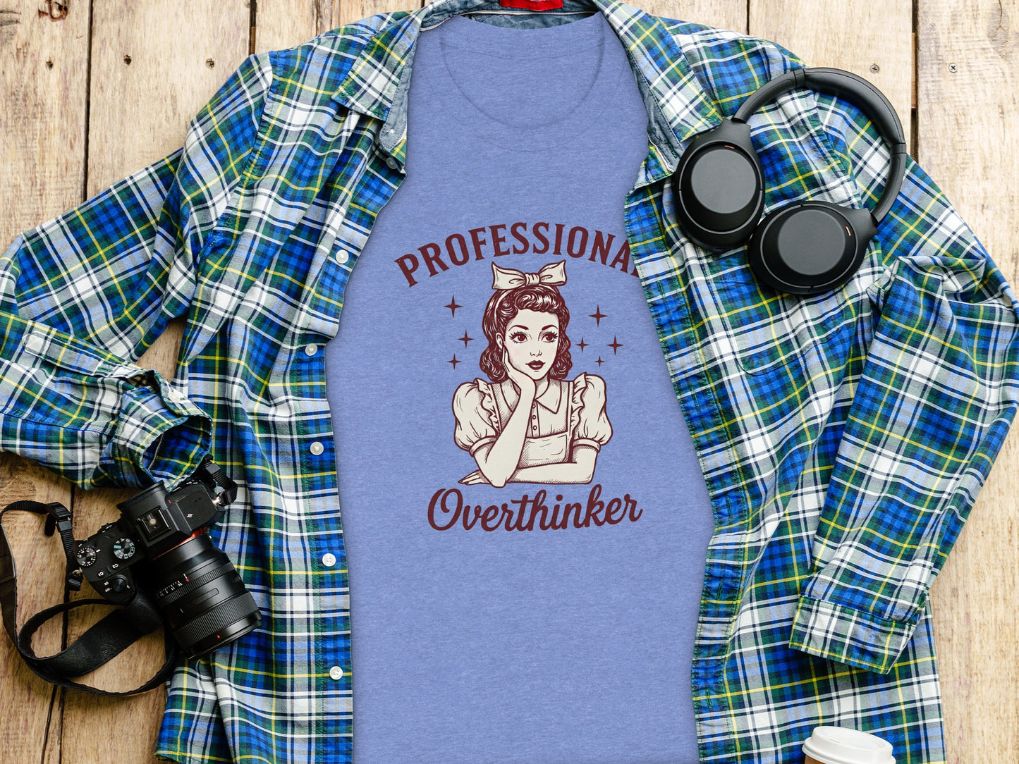 Professional Overthinker Graphic Tee Shirt