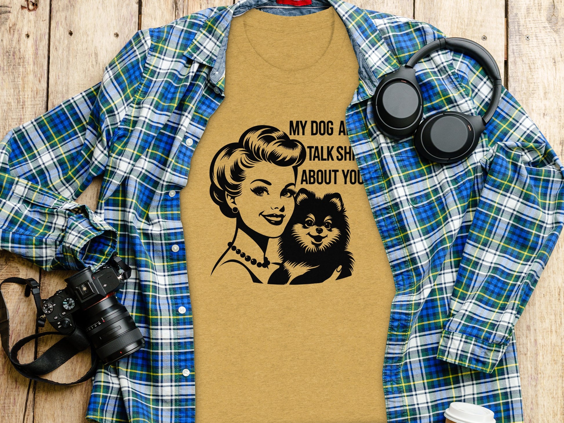 My Dog And I Talk Shirt About You Graphic T-Shirt