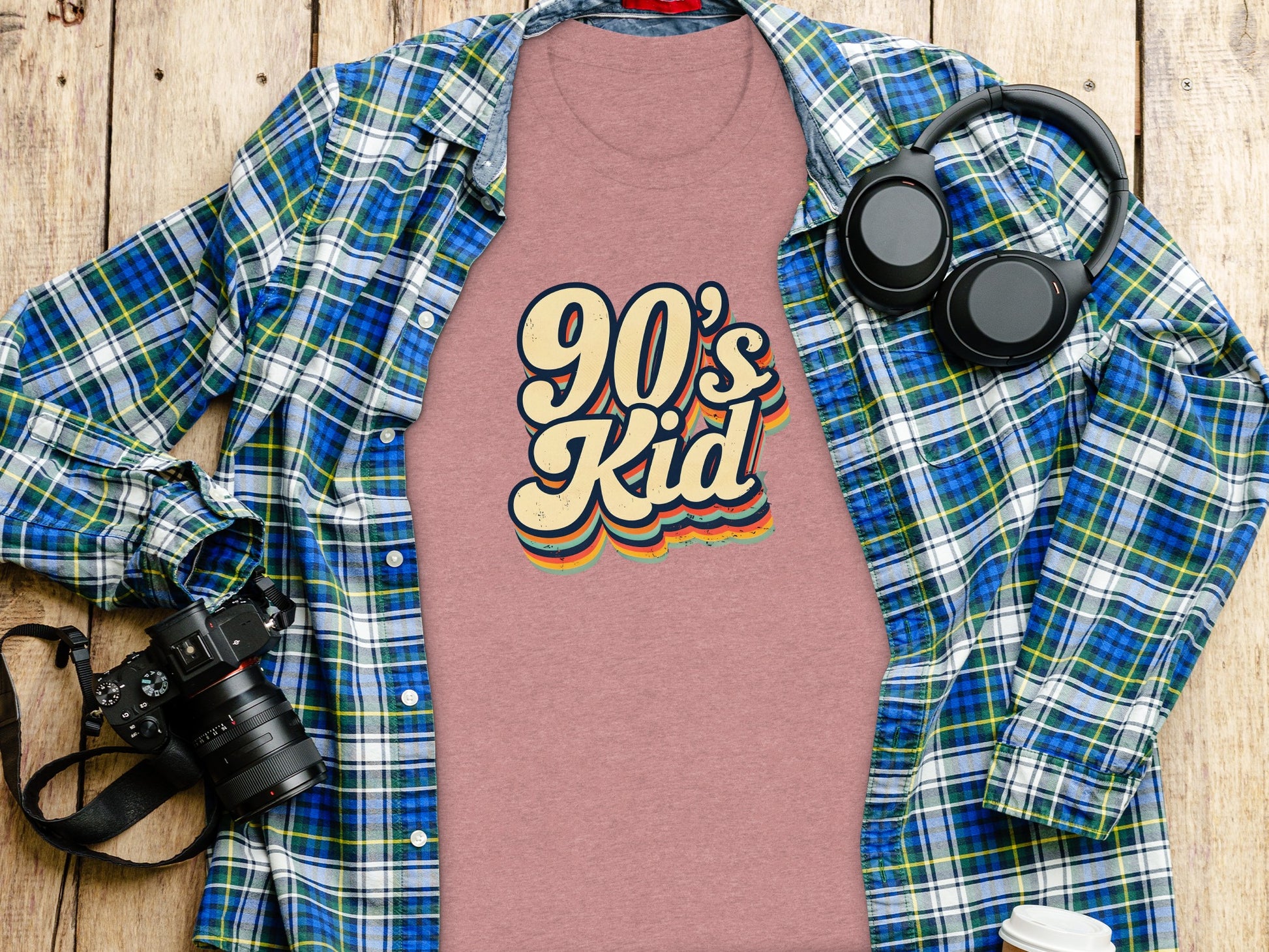 90's Kid Nostalgic Graphic Tee for Retro Fashion Fans