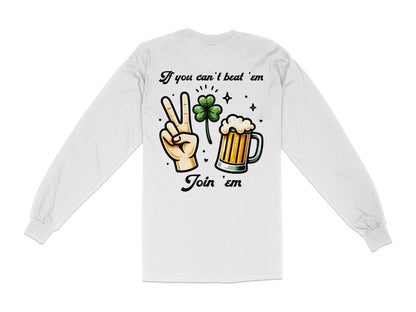 Scrappy Malone's Bar, St Patricks Day, Irish Bar, Shamrock, Retro Pub Sign, Custom Design T-Shirt - Scrappy Malone's Bar 100-Proof Humor - Cloud 16 Clothing Co.