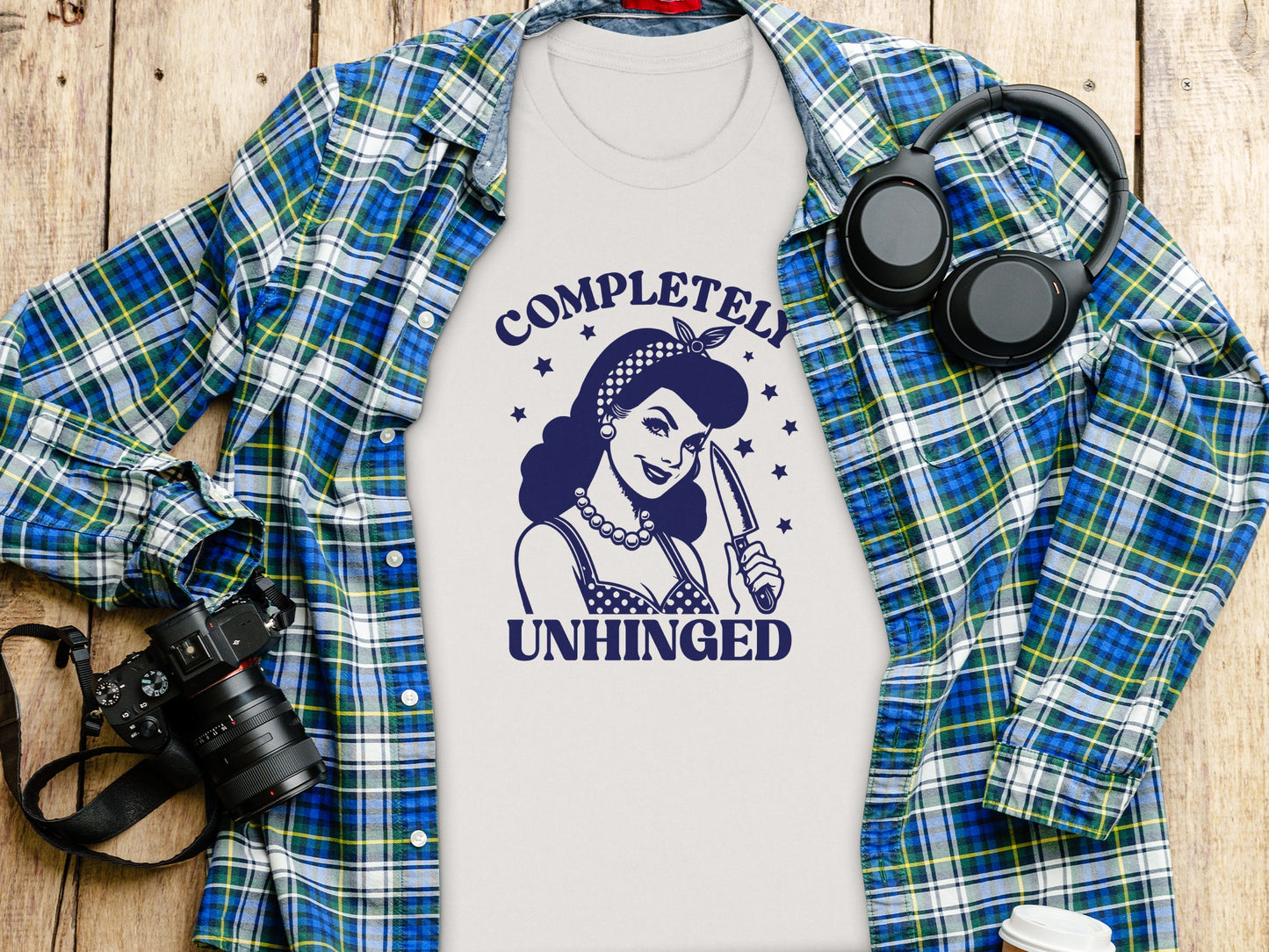 Completely Unhinged Graphic Tee for Fun Apparel