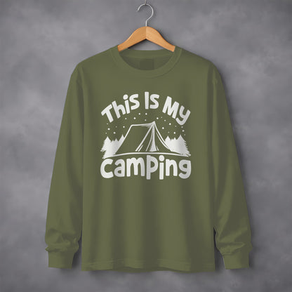 This Is My Camping Long Sleeve Graphic Shirt product