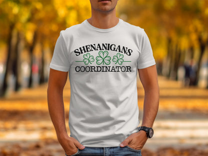 Shenanigans Coordinator Clover Graphic T-shirt