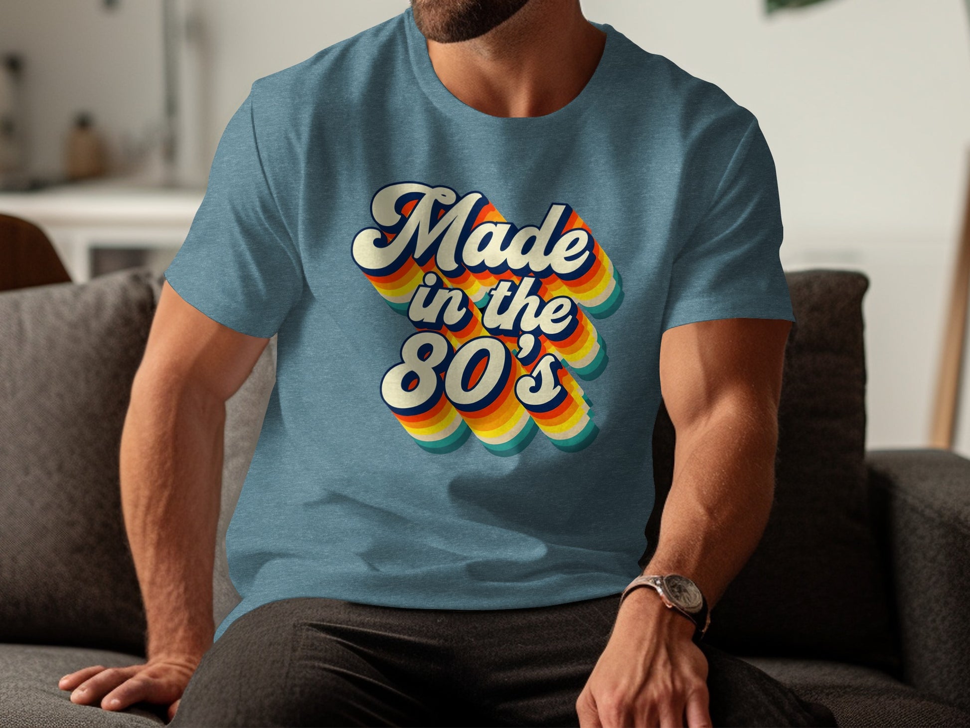 Made in the 80's Retro Style Graphic Tee Shirt