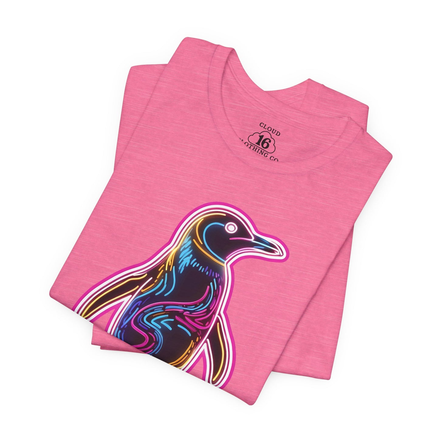Vibrant Penguin T-Shirt - Cute Animal Graphic Tee for Men & Women | Fun Summer Apparel