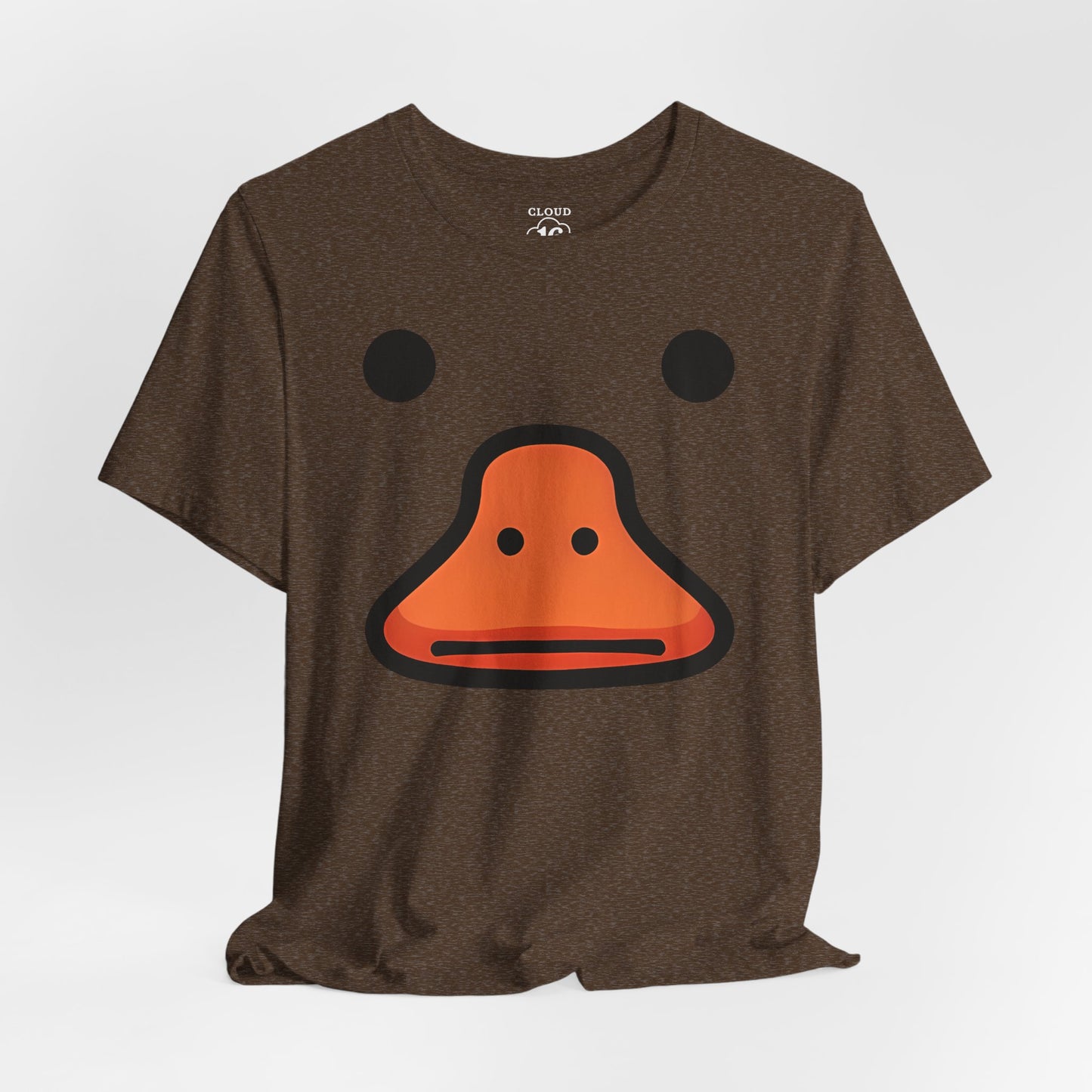 Quirky Duck Face T-Shirt - Funny Animal Graphic Tee for Duck Lovers