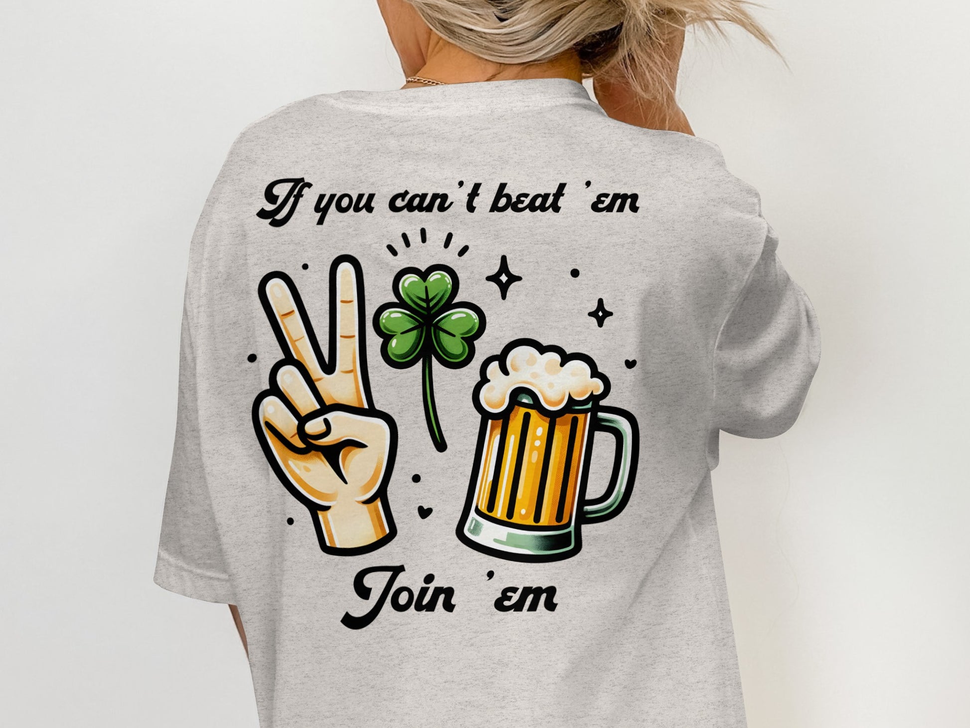 Scrappy Malone's Bar, St Patricks Day, Irish Bar, Shamrock, Retro Pub Sign, Custom Design T-Shirt - Scrappy Malone's Bar 100-Proof Humor - Cloud 16 Clothing Co.