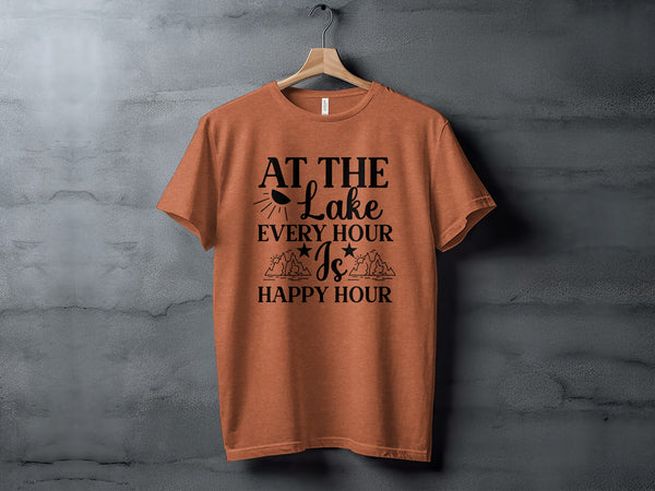 At The Lake Every Hour Is Happy Hour T-Shirt