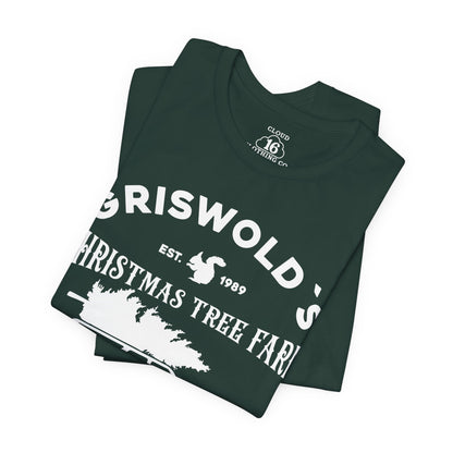 Griswold Christmas Tree Farm Vintage T-Shirt - Funny Holiday Graphic Tee