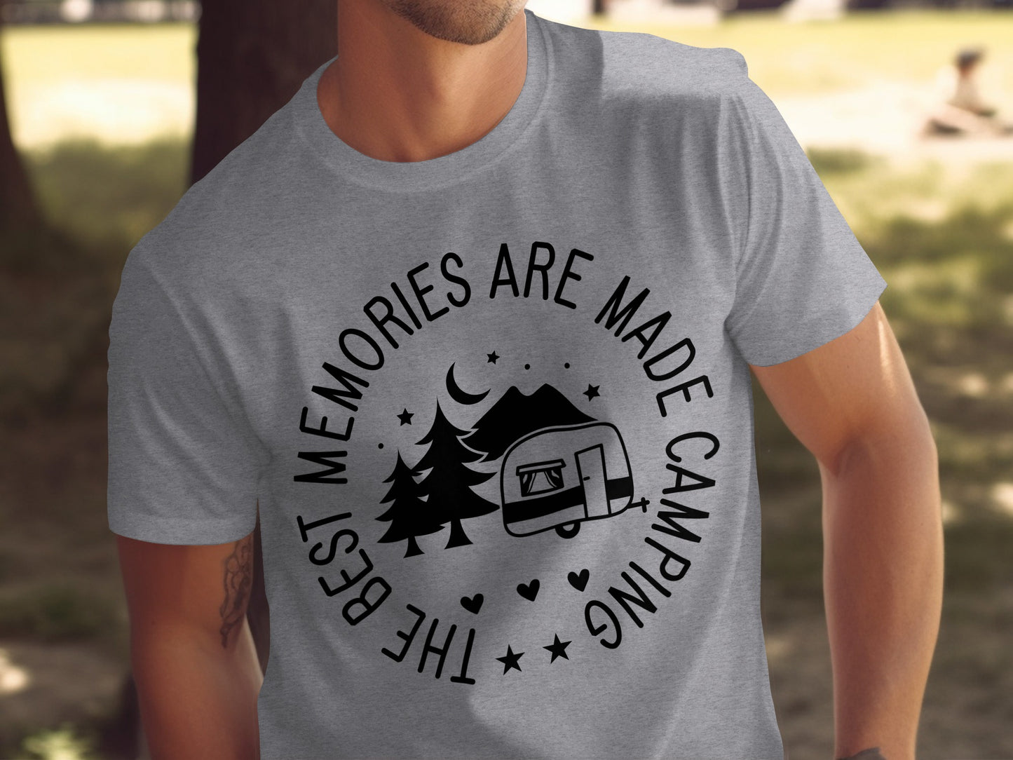 The Best Memories are Made Camping T-Shirt T-Shirt - Outdoor & Adventure Collection - Mile Marker 16 Gear by Cloud 16 Clothing Co.