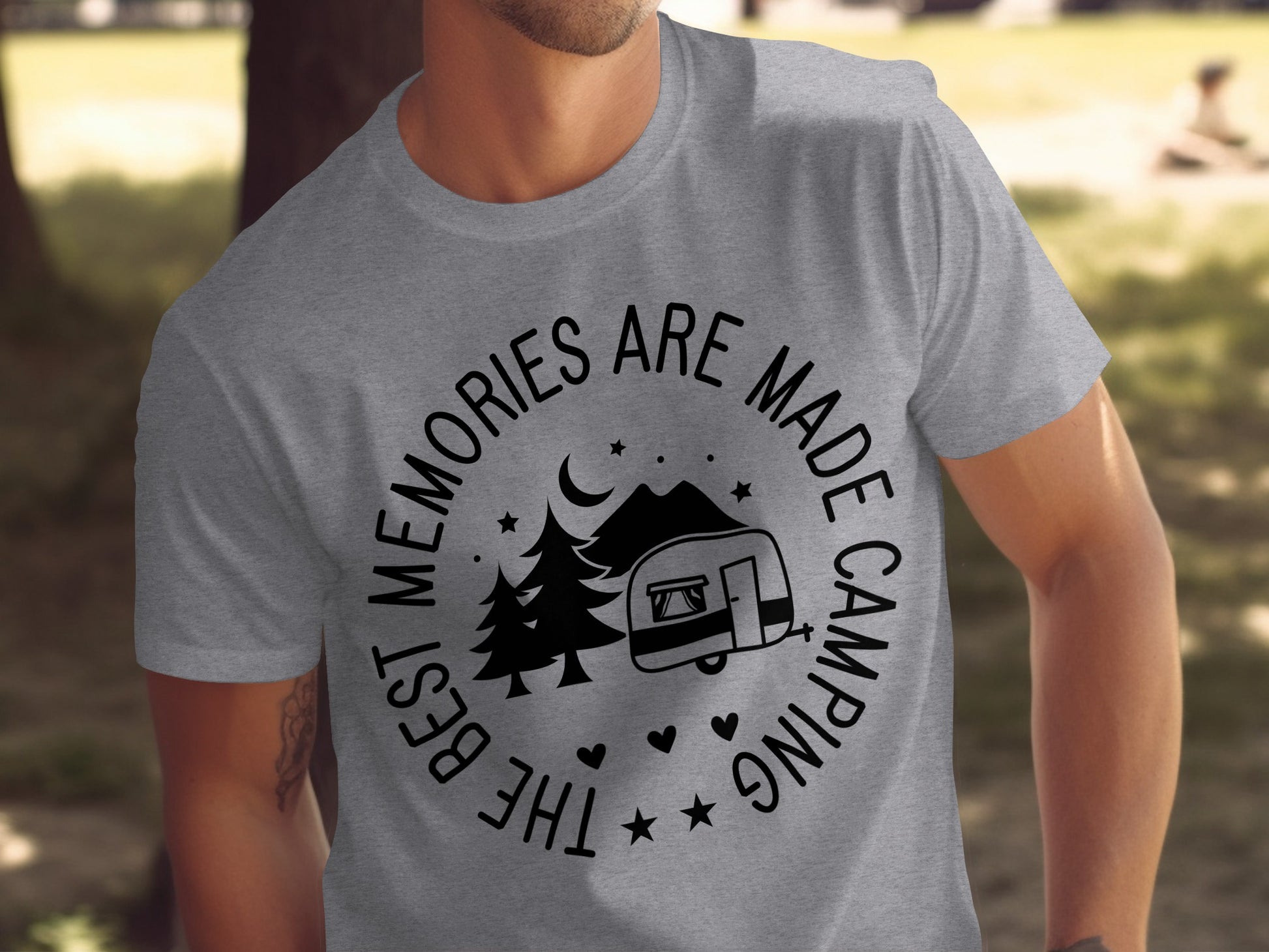 The Best Memories are Made Camping T-Shirt T-Shirt - Outdoor & Adventure Collection - Mile Marker 16 Gear by Cloud 16 Clothing Co.