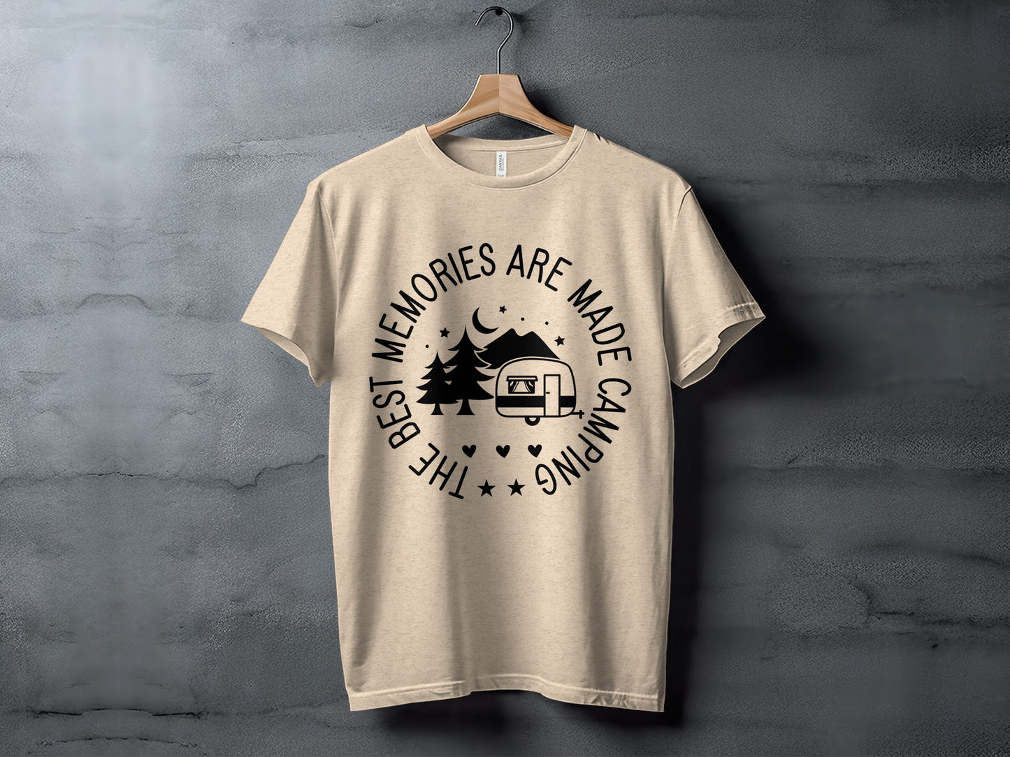 The Best Memories are Made Camping T-Shirt T-Shirt - Outdoor & Adventure Collection - Mile Marker 16 Gear by Cloud 16 Clothing Co.